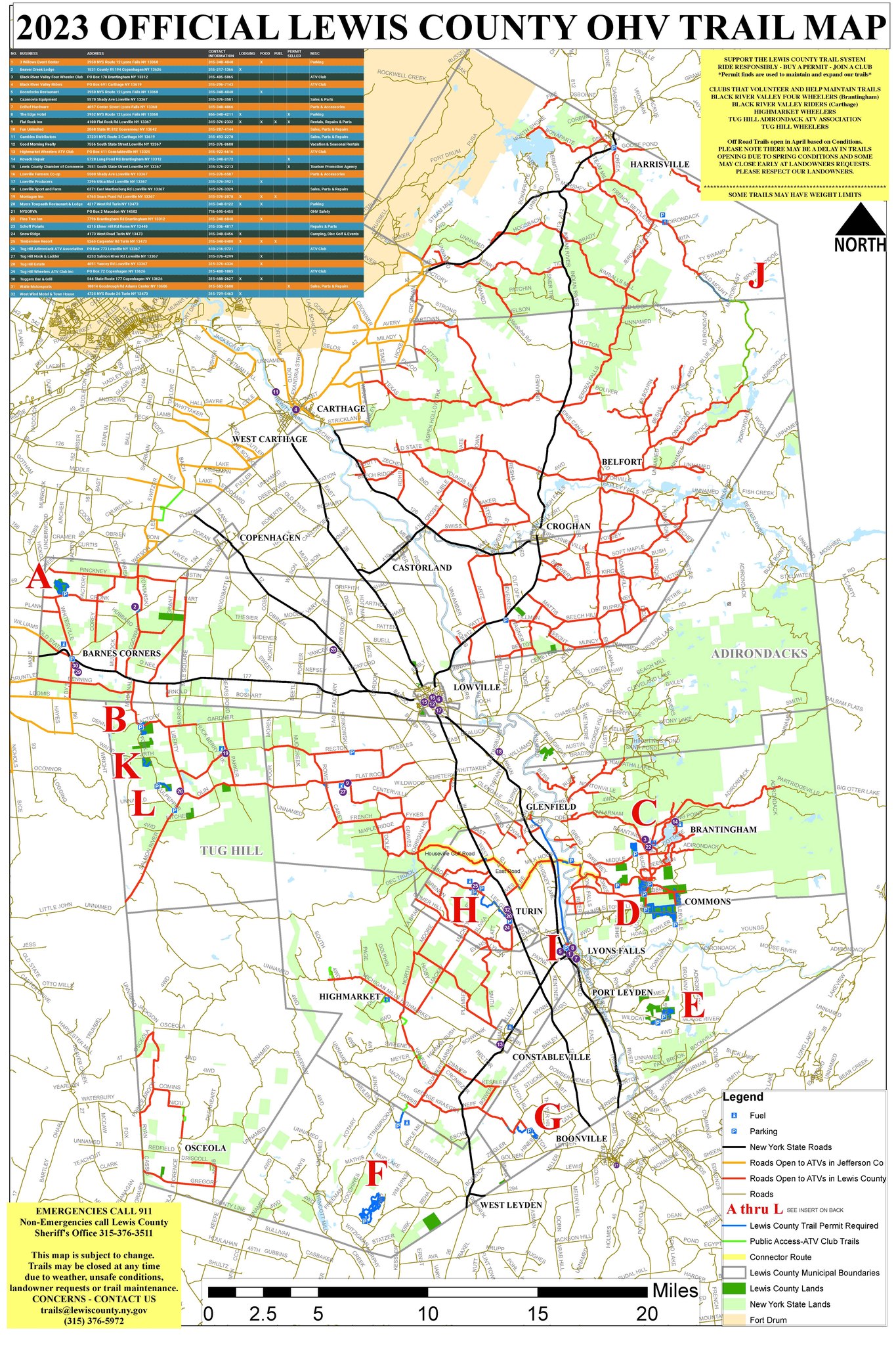 What are the ATV Trails in Upstate NY like? Everything you need to know before heading upstate to ride. 3 Lewis County ATV Trail Map