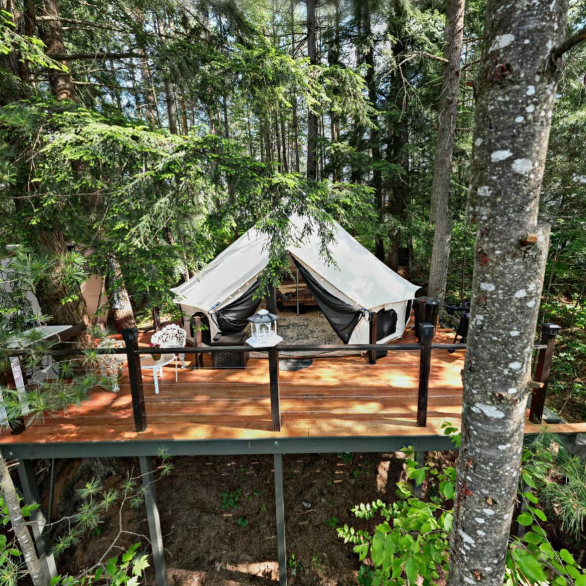 Romantic Glamping Tent