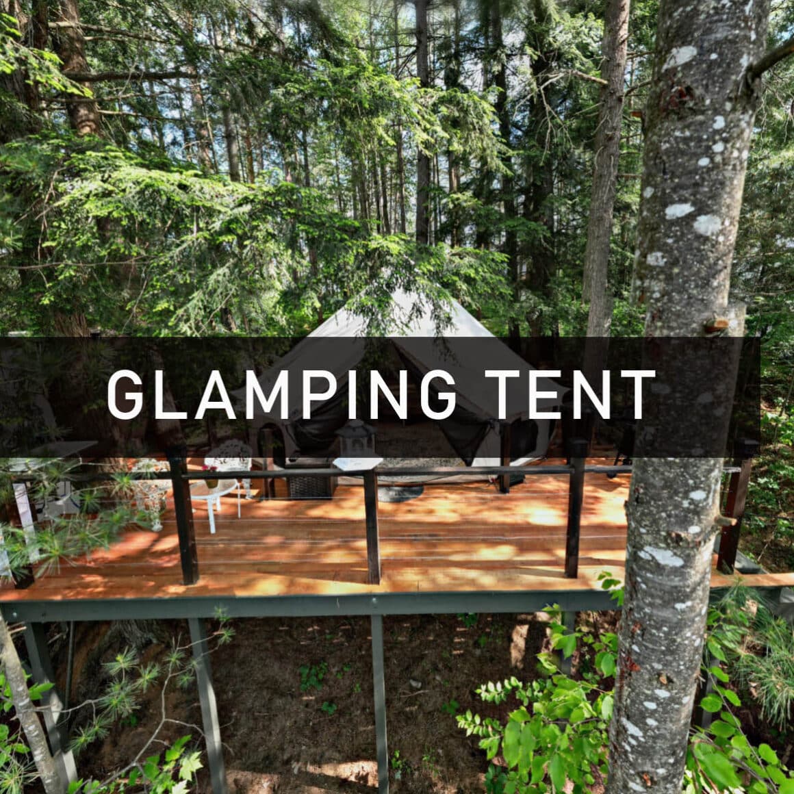 Glamping Tent Grant Island Waterfront Rental