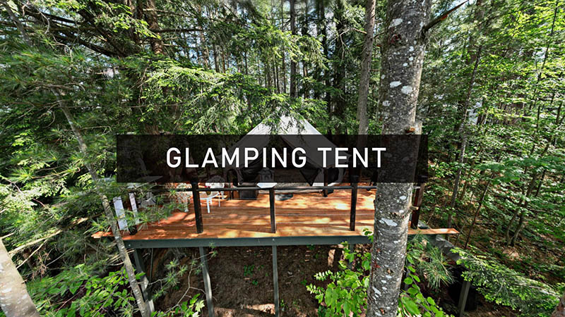 Glamping Tent Cover Low - Low