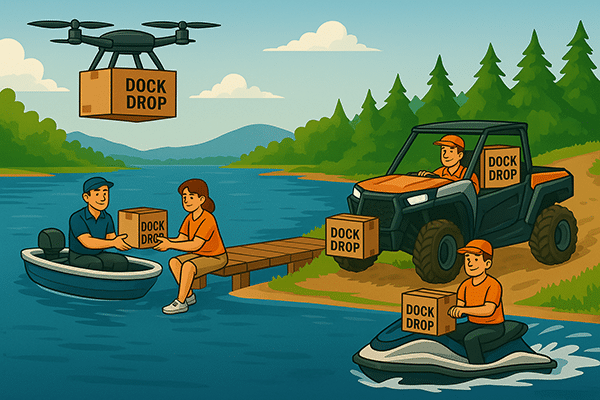 Brantingham Lake Delivery Just Got Smarter – Introducing Dock Drop 1 Dock Drop Hero 2 Final smal Brantingham Lake Delivery