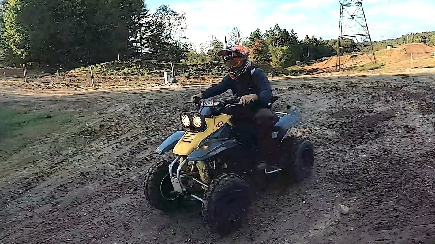 Yamaha Warrior sport ATV rental for self-guided trail riding in Upstate NY